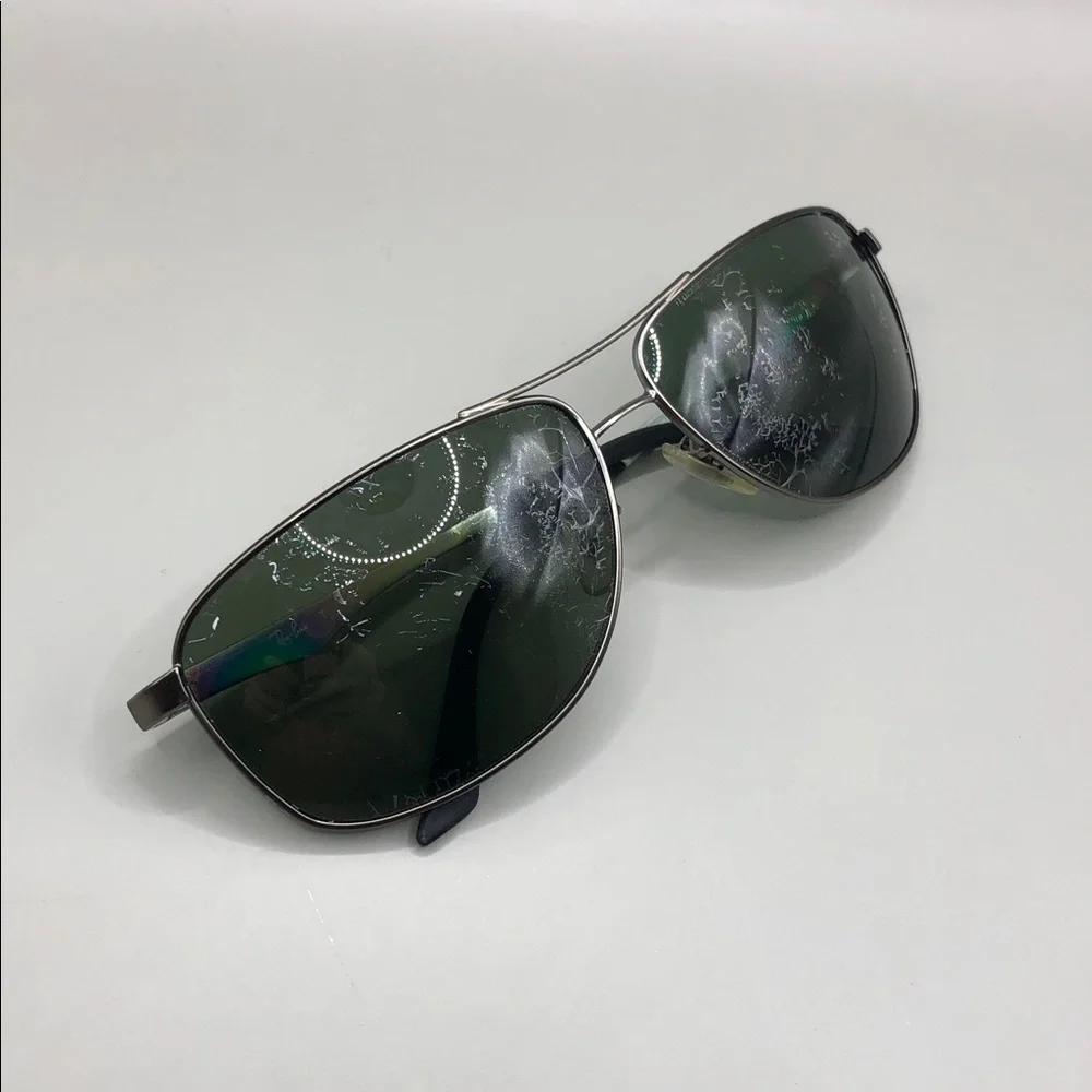 Ray Ban Sunglasses metal FRAMES RB 3506 029/9A 64-13 Wide Fit READ SEE PIX.